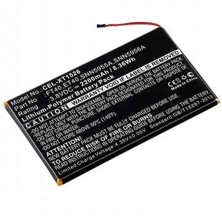 Dantona Replacement Cell Phone Battery for Motorola SNN5955A CEL-XT1526